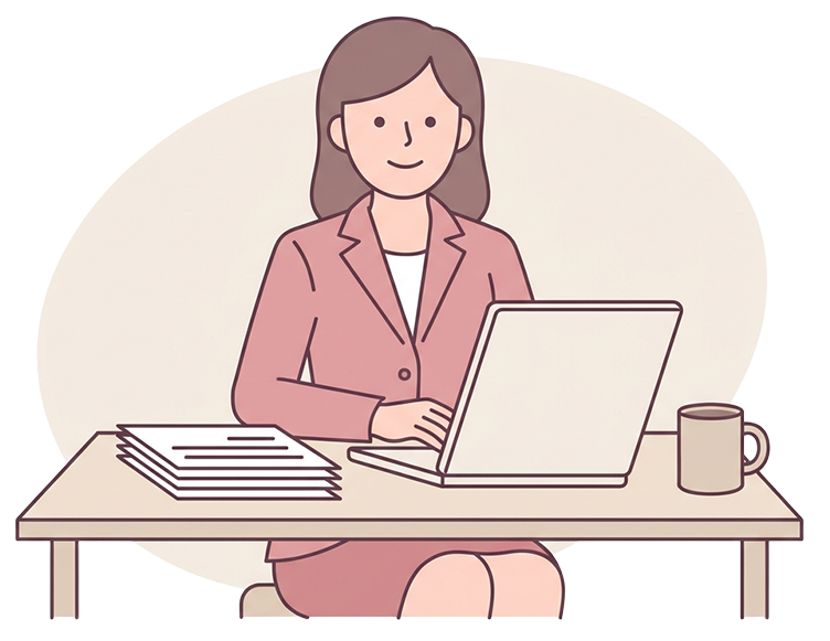 社会保険労務士のイラスト